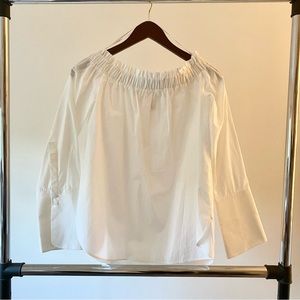 H&M White Off The Shoulder Blouse